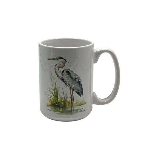 Blue Heron Mug, 15 oz.