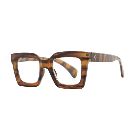 FIONA | Striped Brown | Blue Light: 2.00