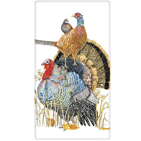 Stacked Turkey Bird Bagged Towel
