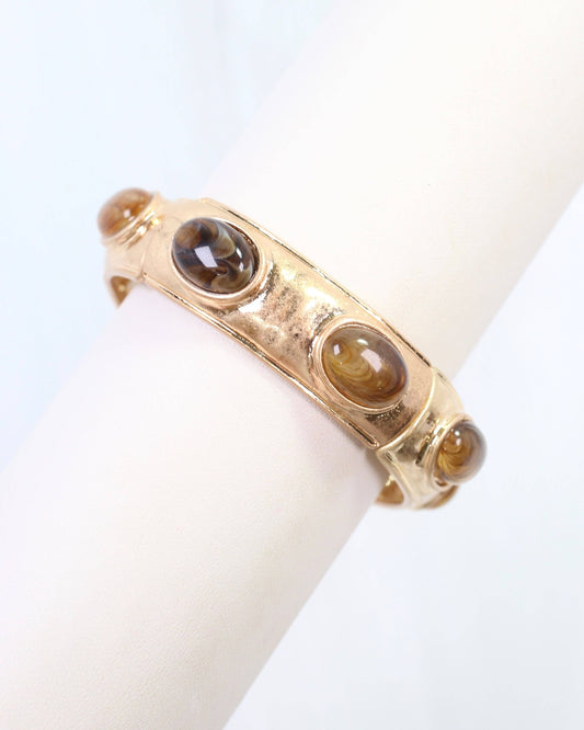 Hallie Stretch Bracelet Tortoise: Default