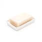 White Textured Soap Dish