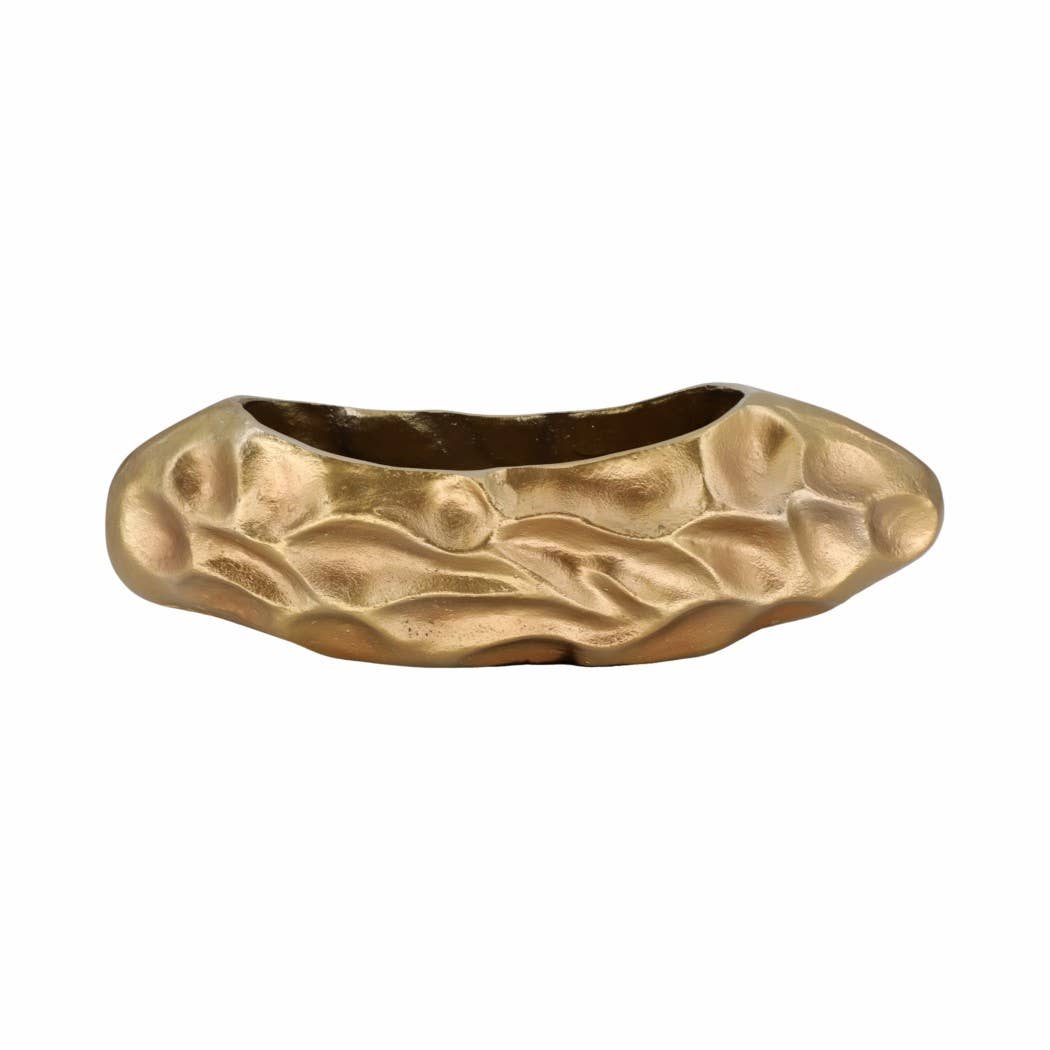 Decorative Bowl - Bronze Metal Cartwright Hammered, 20 in.