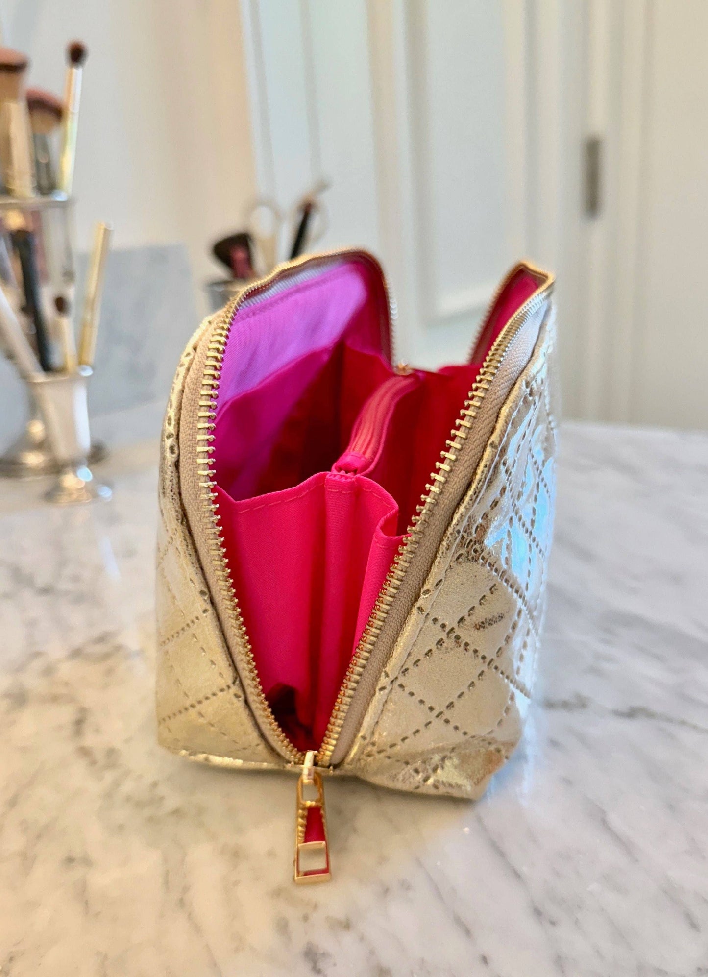 Ibiza Small Pouch Champagne Pop: