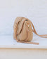 Griffin Crossbody Bag Woven Tan