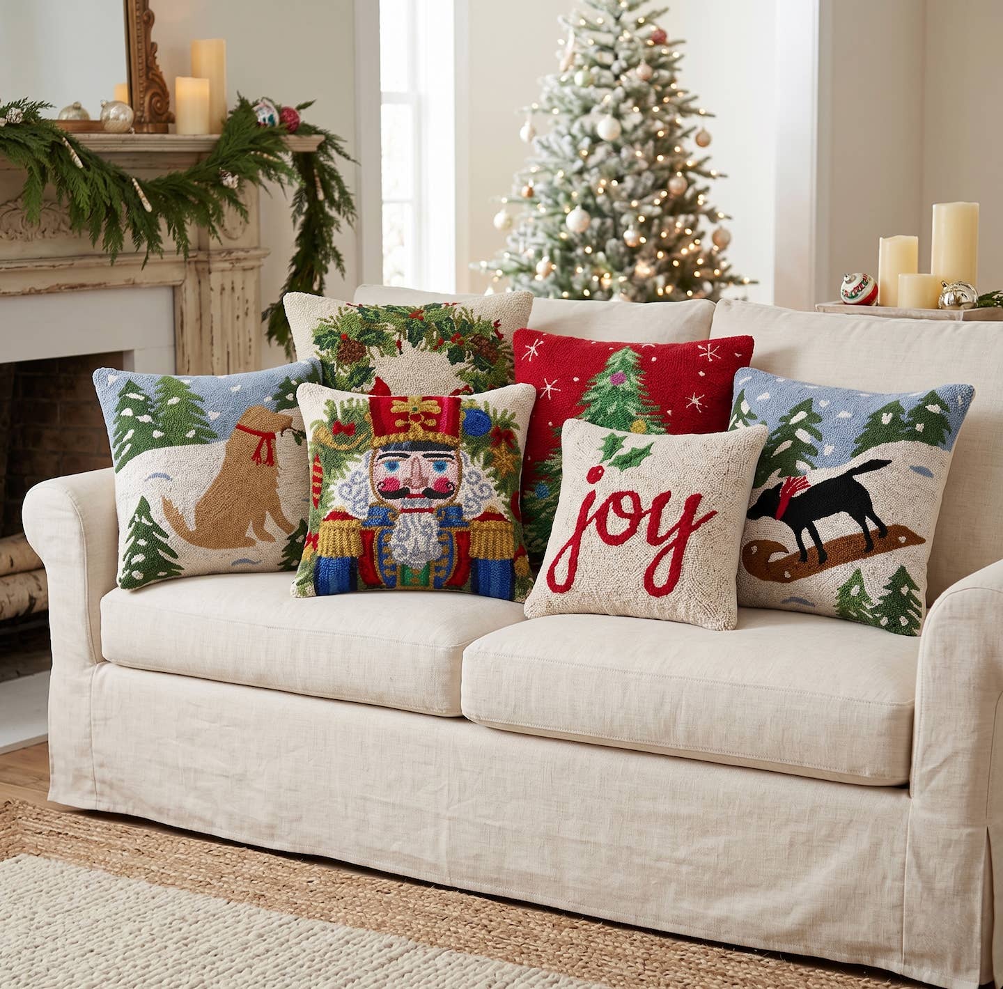 NUTCRACKER HOOK PILLOW - The Pillow Shop