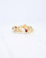 Berkeley Stone Beaded Cross Bracelet Natural