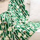 Beignet Throw   Green/White   50x60