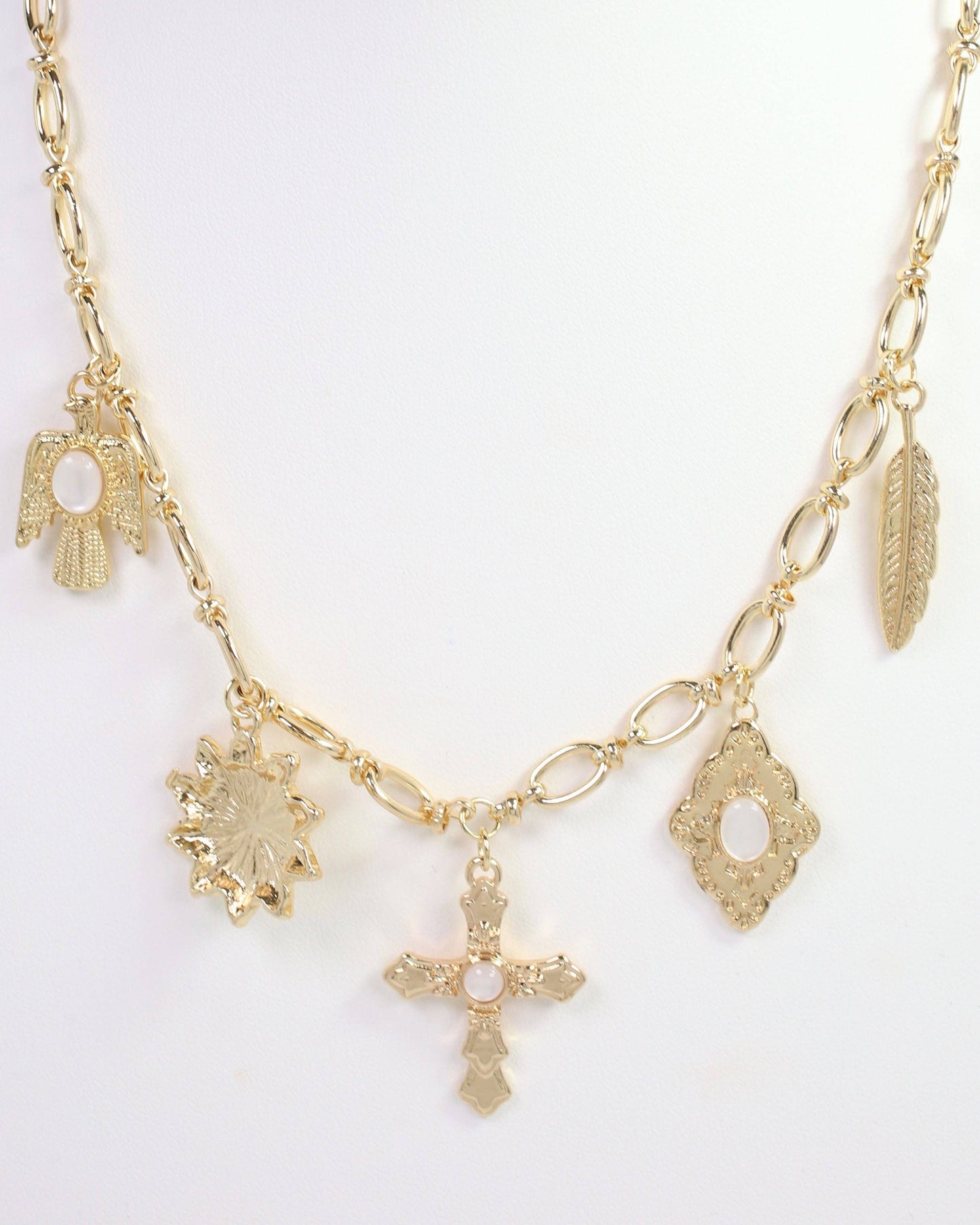 Durango Western Charm Necklace Gold