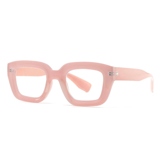 OWEN | Transparent Pink | Blue Light: 1.75