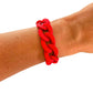 All Chunky Acrylic Chain Link Bracelet: Gold