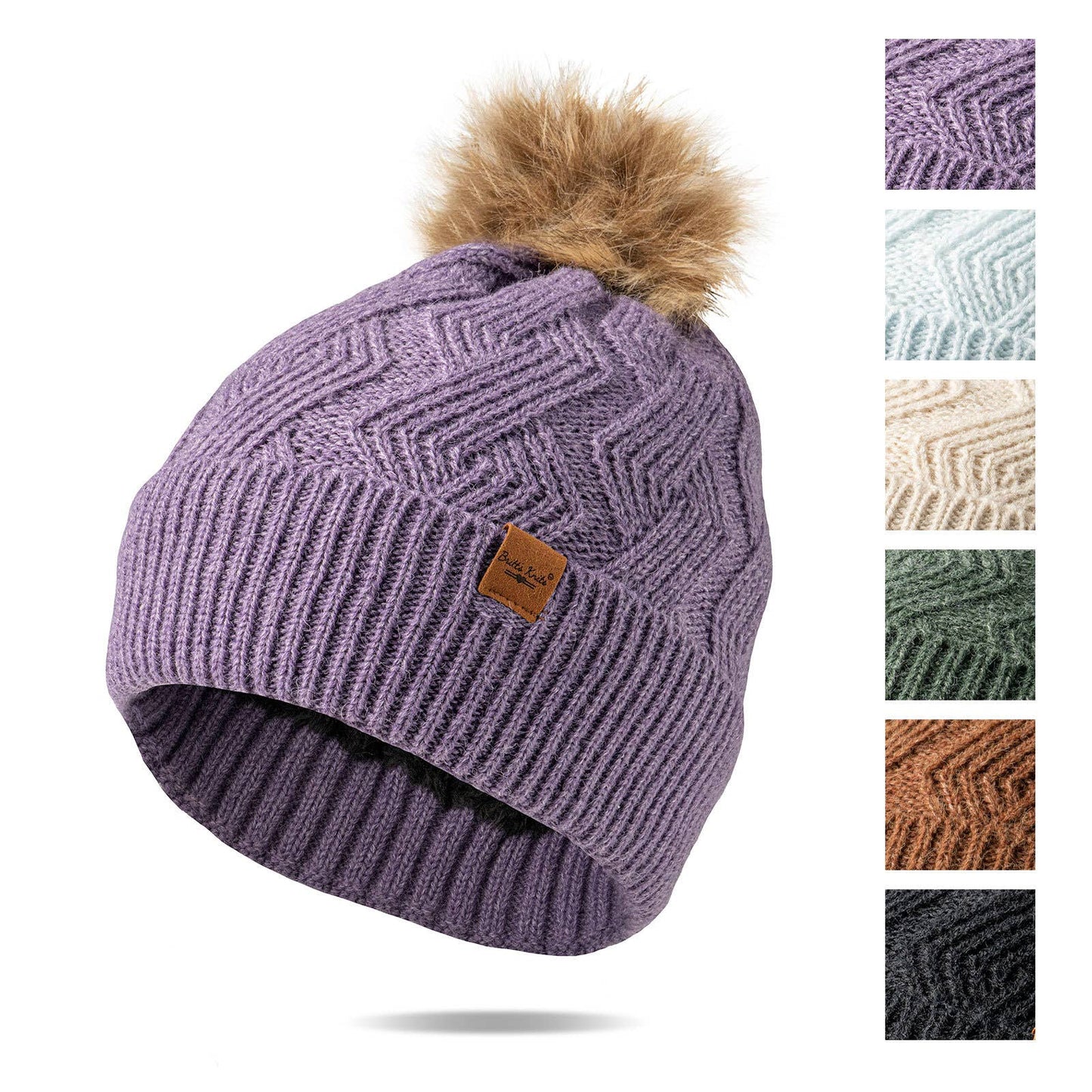 Britt's Knits Mainstay Pom Hat Open Stock: Oat
