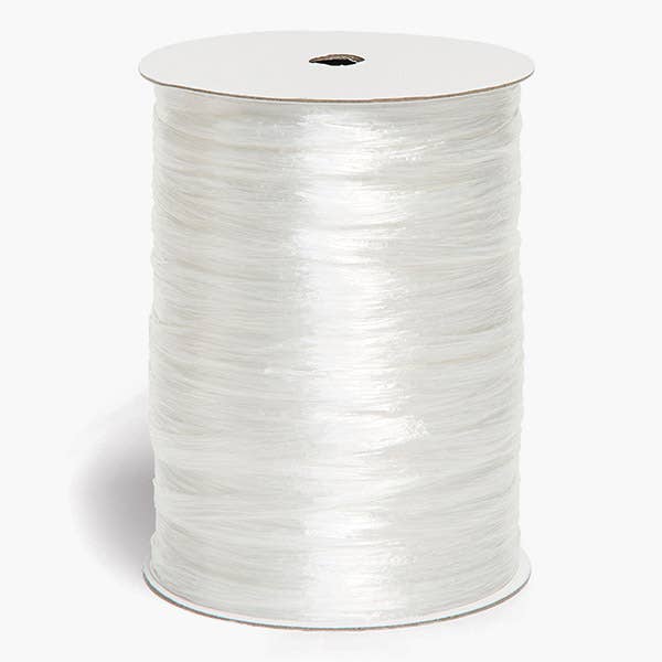 Pearlized Raffia Ribbon: Cream Pearlized / 1 Pack / 100 yards