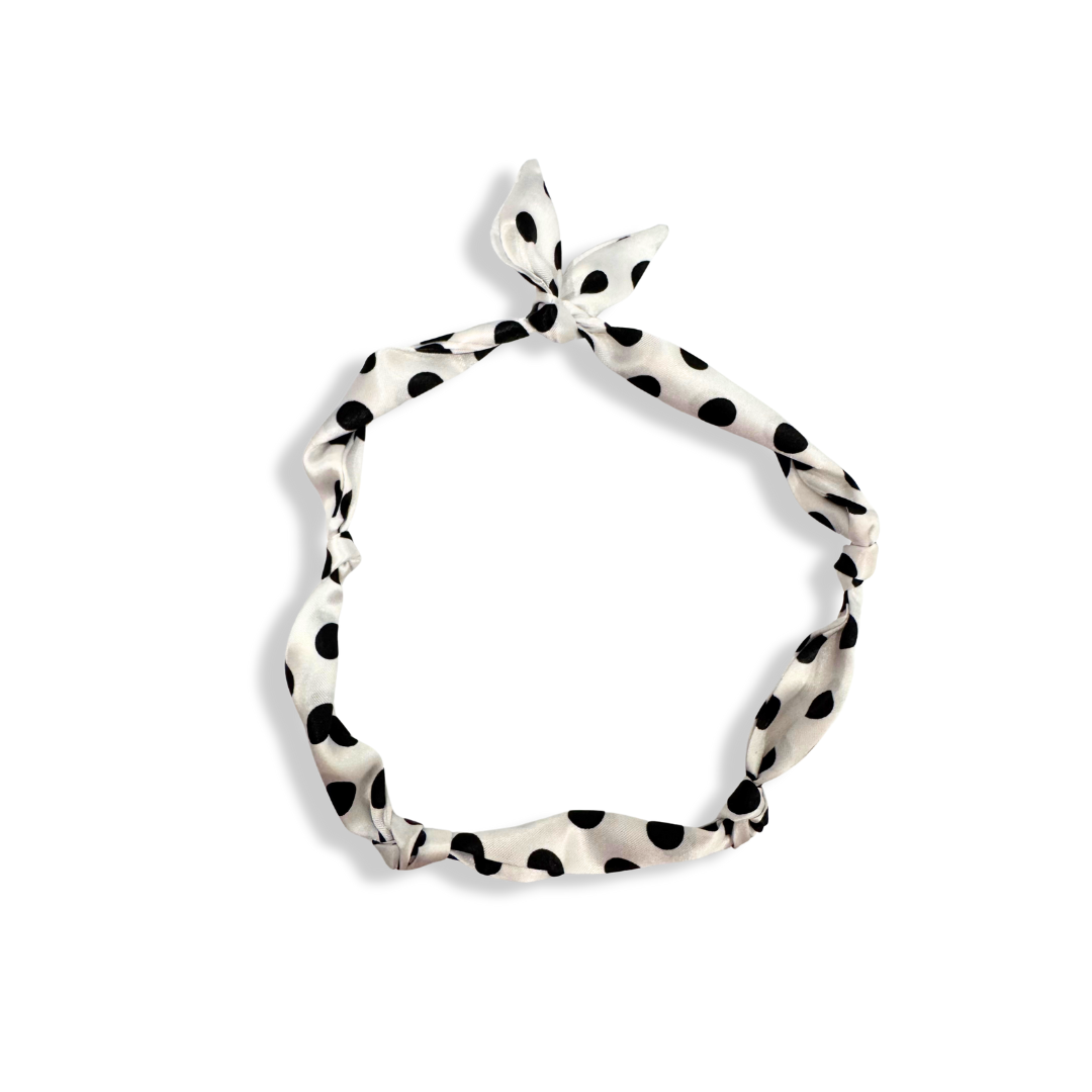 Scarf Bandana for Charm Necklace DIY - Multiple Options: Light Blue- Cream - Leopard