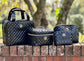 Capri Large Pouch Black Patent SQ: Default