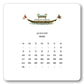 2025 Desk Calendar with Easel