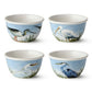 Coastal Birds Ice Cream Bowl 5.25" x 3" 4 asst