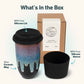 Monsoon Ceramic Travel Mug – 16oz with Lid & Sleeve