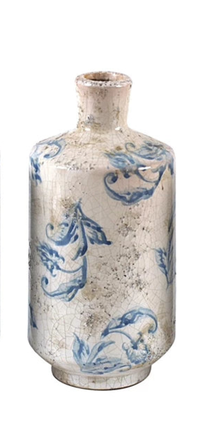 Terracotta Vase w/Pattern (3 Styles)