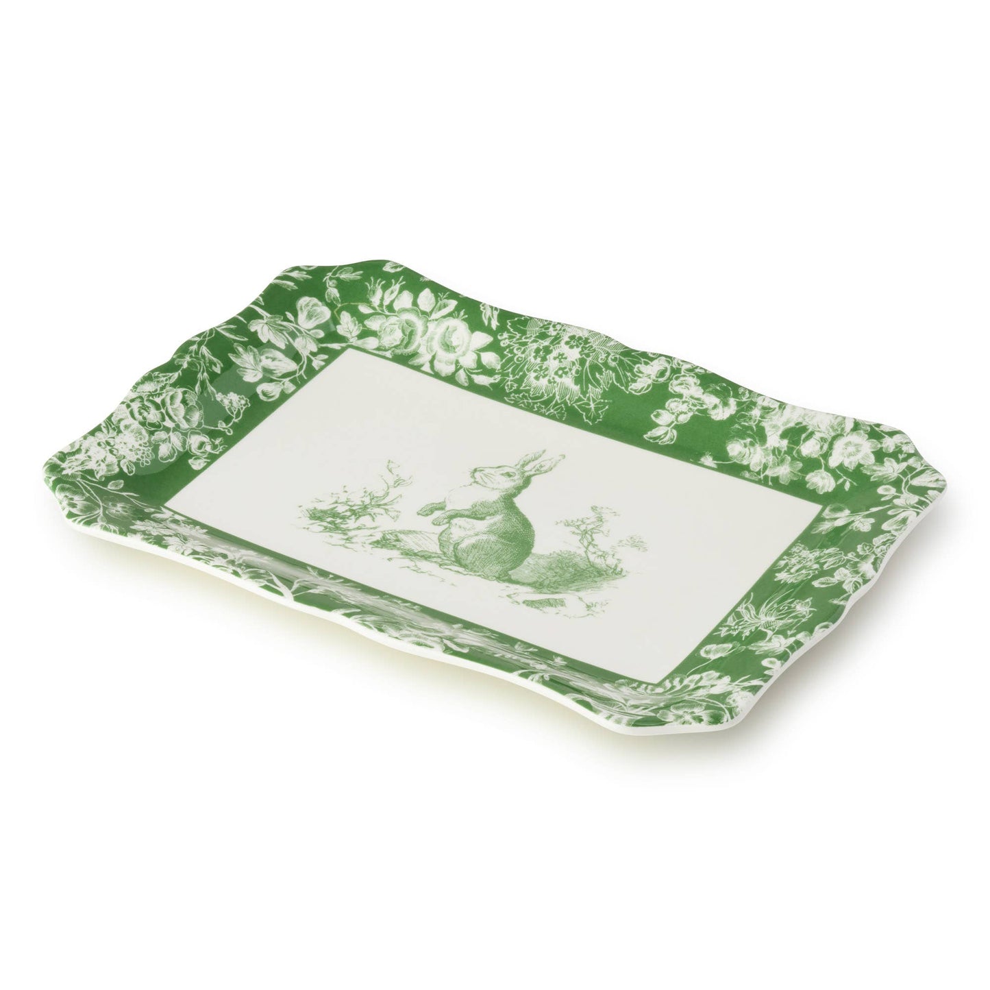 Le Jardin Rectagular Platter 14in x 10in