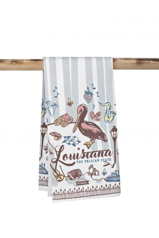 Kitchen Towel - Louisiana The Pelican State