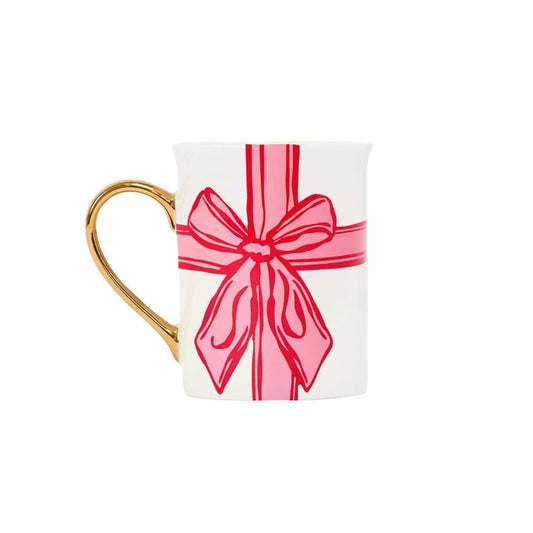 Gold Handle Mug Peppermint Present