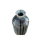 Embossed Stoneware Vases with Glaze, Set of 3