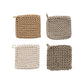 Cotton Crocheted Pot Holder (4 Colors)
