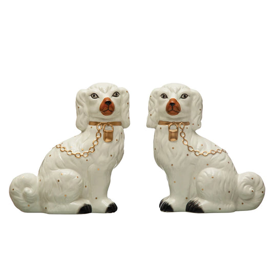Hand-Painted Dolomite Vintage Reproduction Staffordshire (2 Styles)