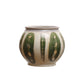 Hand-Painted Stoneware Planter w/ Design (Each One Will Vary)