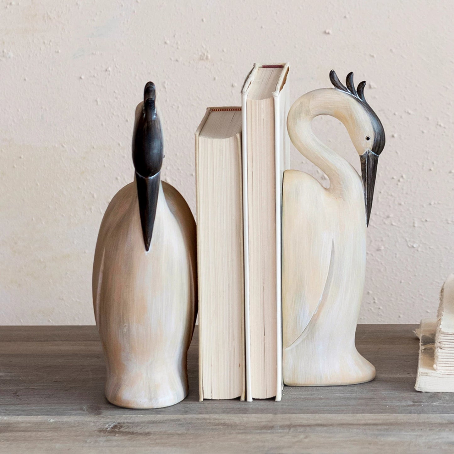 Heron Bookends