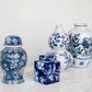 Decorative Hand-Painted Ceramic Ginger Jar