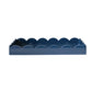 MDF Lacquered Scalloped Tray w/Handles