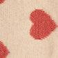 Cotton Knit Chenille Baby Blanket w/Hearts