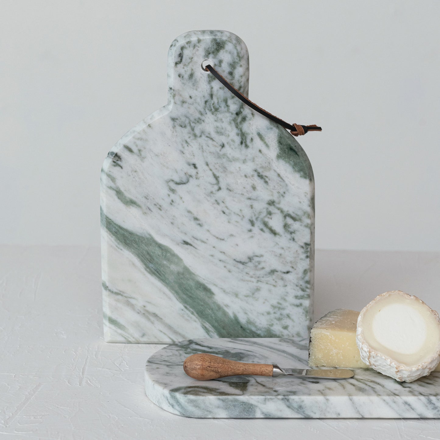 Marble Cheese/Cutting Board w/Canape Knife (Each One Will Vary)
