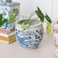 Hand-Painted Porcelain Vintage Reproduction Planter