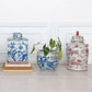 Hand-Painted Porcelain Vintage Reproduction Planter