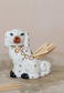Ceramic Staffordshire Dog Shaped Toothpick Holder (2 Styles)