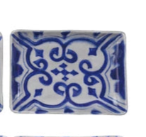 Hand-Painted Stoneware Plate w/Pattern (4 Styles)(Each Varies)
