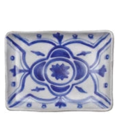 Hand-Painted Stoneware Plate w/Pattern (4 Styles)(Each Varies)