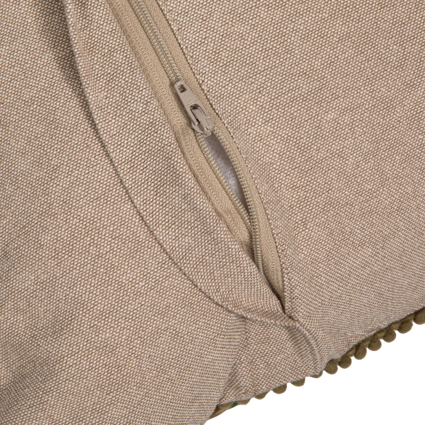Square Cotton Blend Velvet Printed Pillow (Each Will Vary)
