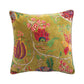 Square Cotton Blend Velvet Printed Pillow (Each Will Vary)