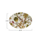 Oval Printed Stoneware Platter w/Botanicals