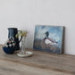 Canvas Wall Decor w/Duck Image, Distressed Finish