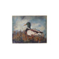 Canvas Wall Decor w/Duck Image, Distressed Finish