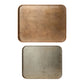 MDF Lacquered Trays w/Foil, Copper & Gold Finish (2 Sizes)