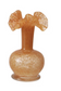 Art Glass Vase w/Ruffle (3 Colors) Each One Will Vary