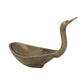 Cast Aluminium Bird Shaped Bowl, Antique Brass Finish
