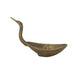 Cast Aluminium Bird Shaped Bowl, Antique Brass Finish