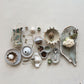 Handmade Stoneware Oyster Shell Shaped Platter, Green (Each One Will Vary)