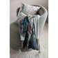 Fabric Blend Chenille Throw w/Peacock, Birds, Butterfly, Botanicals & Tassels